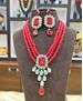 Picture of Stunning Red Necklace Set