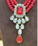 Picture of Stunning Red Necklace Set