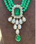 Picture of Shapely Green Necklace Set