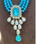 Picture of Splendid Blue Necklace Set