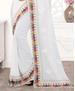 Picture of Charming White Georgette Saree