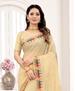 Picture of Beautiful Chiku Georgette Saree