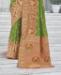 Picture of Sightly Green Silk Saree