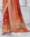 Picture of Grand Red Silk Saree