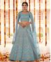 Picture of Pretty Turquoise Lehenga Choli