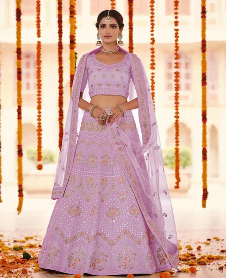 Picture of Admirable Pink Lehenga Choli