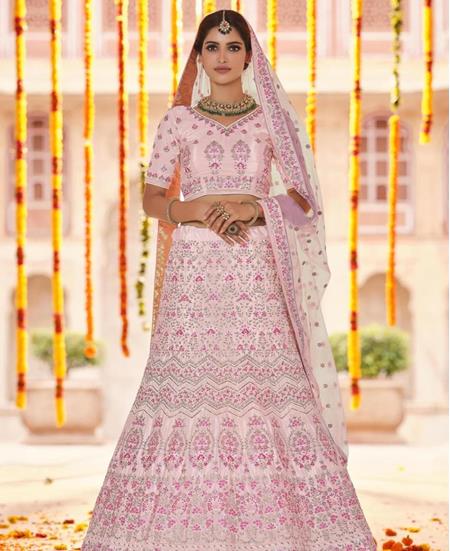 Picture of Beauteous Pink Lehenga Choli