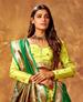 Picture of Appealing Yellow Green Lehenga Choli