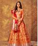 Picture of Pleasing Orange Lehenga Choli