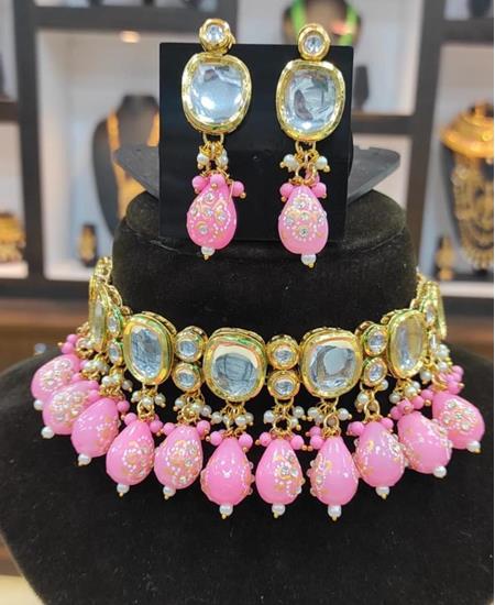 Picture of Sightly Pink Necklace Set