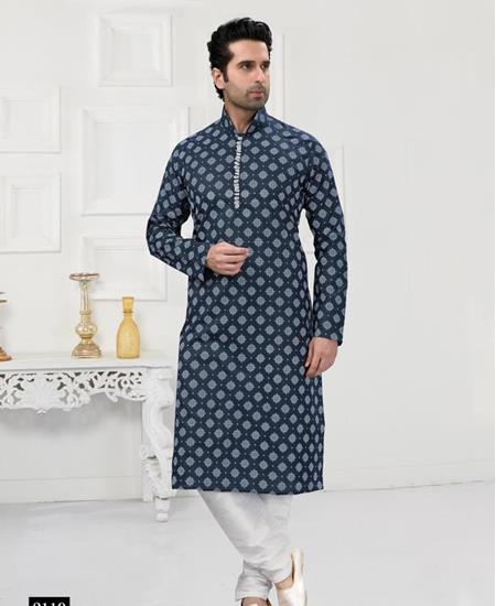 Picture of Fascinating Navy Blue Kurtas