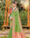 Picture of Bewitching Green Casual Saree