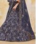 Picture of Exquisite Blue Lehenga Choli