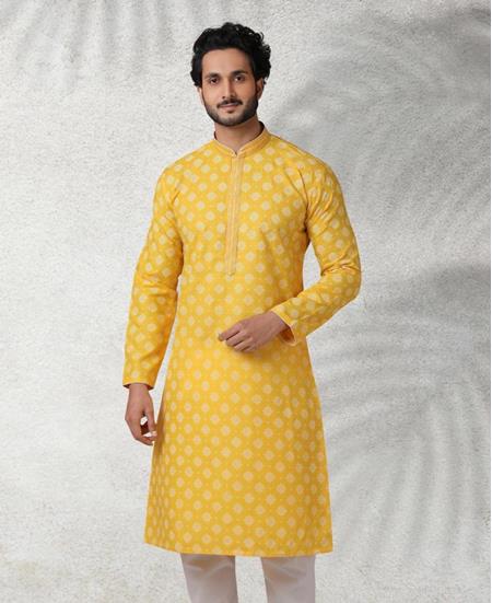 Picture of Stunning Yellow Kurtas