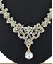 Picture of Elegant Golden & White Necklace Set