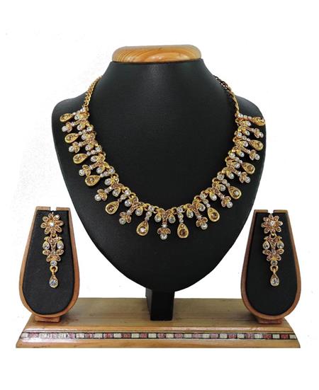 Picture of Ideal Golden Necklace Set