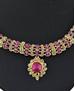 Picture of Lovely Rani Pink Necklace Set