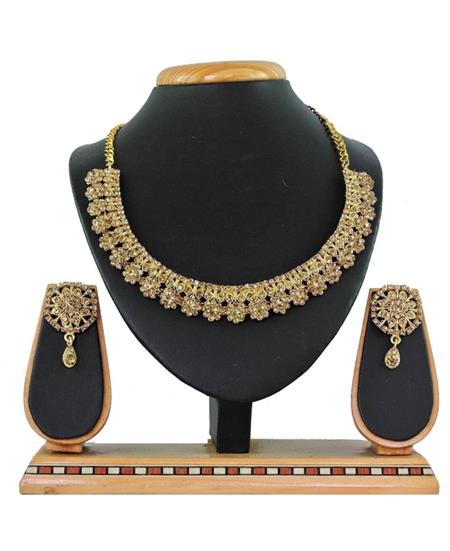 Picture of Delightful Golden Necklace Set