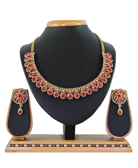 Picture of Lovely Red Necklace Set