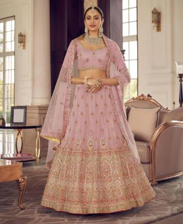 Picture of Statuesque Peach Lehenga Choli