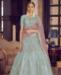 Picture of Nice Turquoise Lehenga Choli