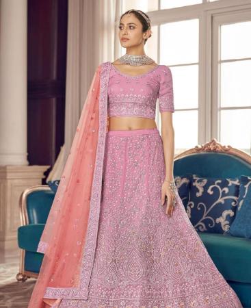 Picture of Magnificent Pink Lehenga Choli