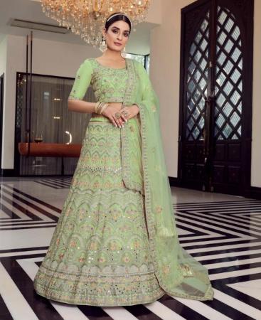 Picture of Statuesque Pista Lehenga Choli