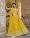 Picture of Shapely Yellow Lehenga Choli