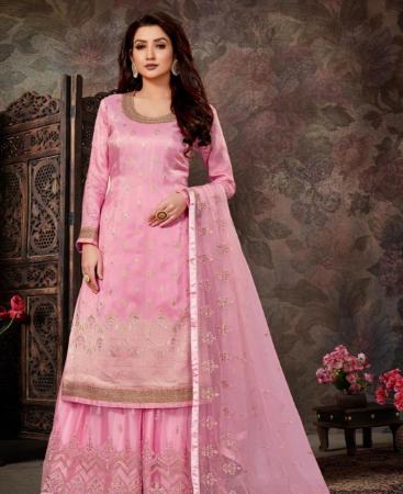 Picture of Appealing Pink Designer Salwar Kameez