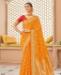 Picture of Elegant Mustard Silk Saree