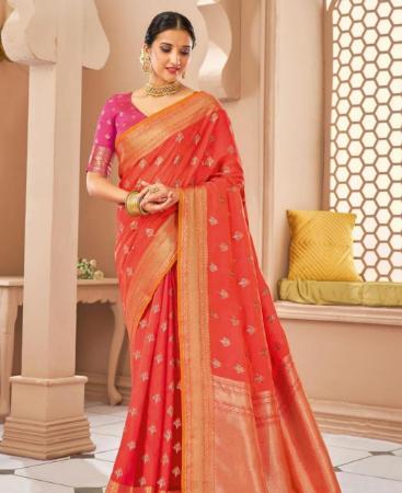 Picture of Grand Gajari Silk Saree