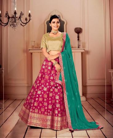 Picture of Sightly Pink Lehenga Choli