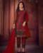 Picture of Marvelous Red Straight Cut Salwar Kameez