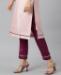 Picture of Gorgeous Baby Pink Straight Cut Salwar Kameez