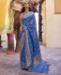 Picture of Sublime Royal Blue Silk Saree