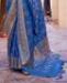 Picture of Sublime Royal Blue Silk Saree