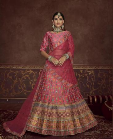 Picture of Enticing Pink Lehenga Choli