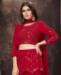 Picture of Sightly Red Readymade Salwar Kameez