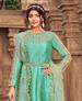 Picture of Comely Sea Green Designer Salwar Kameez