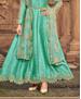 Picture of Comely Sea Green Designer Salwar Kameez