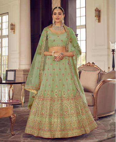 Picture of Ideal Pista Lehenga Choli