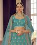 Picture of Graceful Turquoise Lehenga Choli