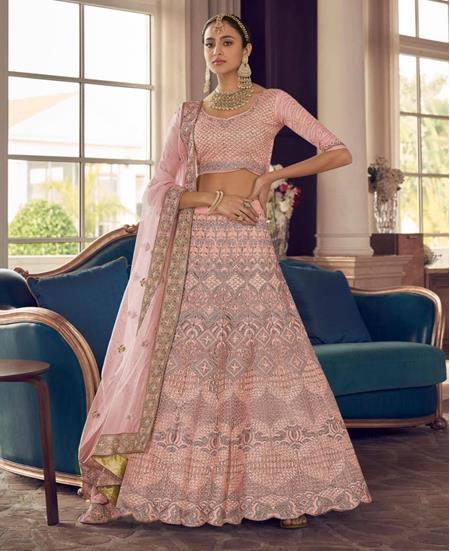 Picture of Sublime Peach Lehenga Choli