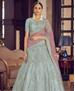 Picture of Nice Turquoise Lehenga Choli