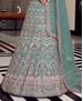 Picture of Statuesque Turquoise Lehenga Choli