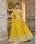 Picture of Shapely Yellow Lehenga Choli