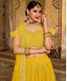 Picture of Shapely Yellow Lehenga Choli