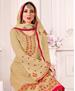 Picture of Appealing Beige Straight Cut Salwar Kameez