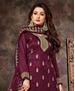 Picture of Resplendent Wine Designer Salwar Kameez