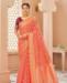 Picture of Sublime Peach Silk Saree